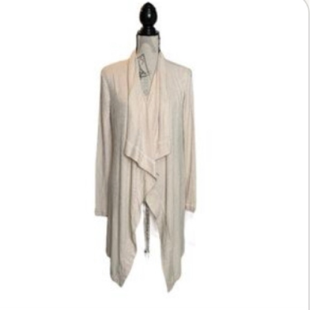 Streetwear Society Cream Waterfall‎ Cardigan Women’s size Medium M